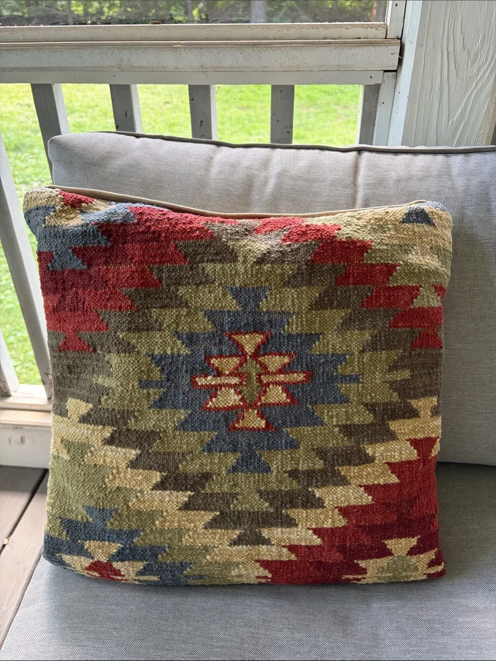 NWOT Pottery Barn kilim pillows (2)
